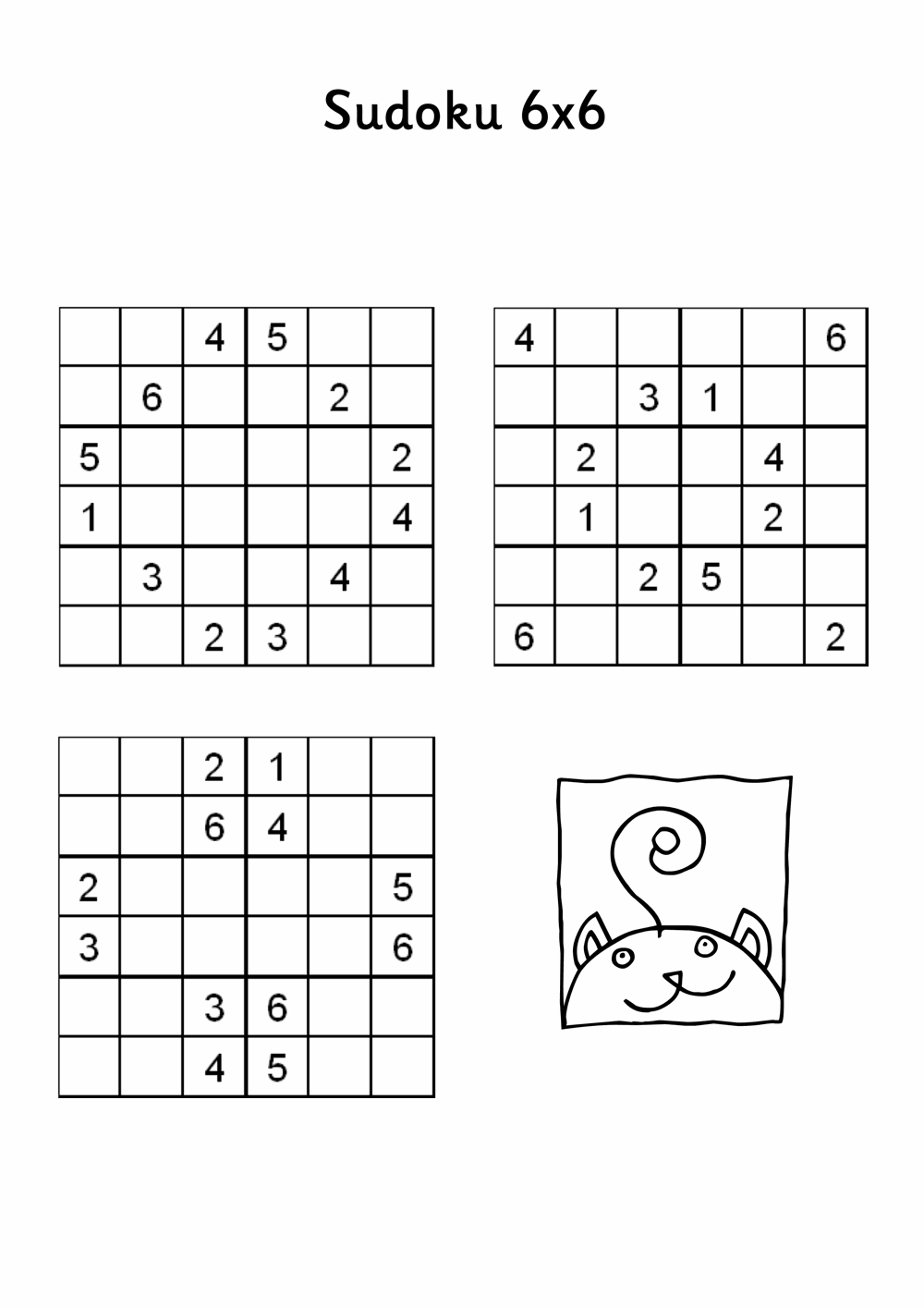 Sudoku dla dzieci 10